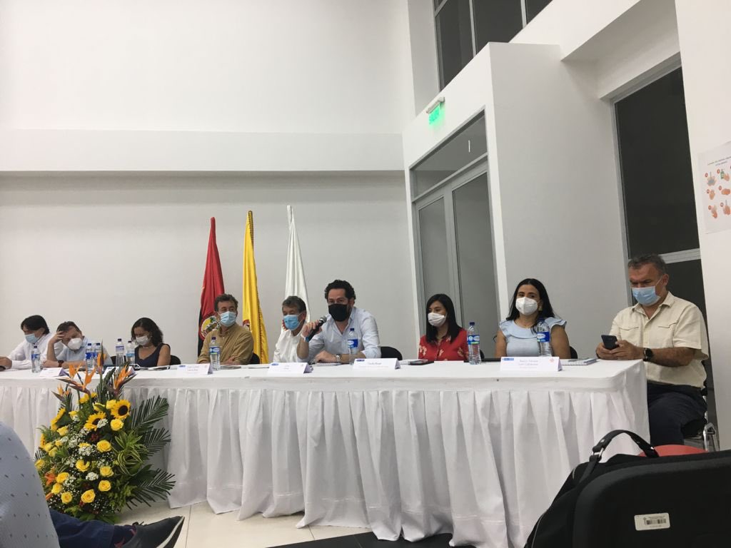 Hoy en #Cúcuta en el nuevo tecno parque de <a href="/SENAComunica/">SENA</a> asistimos junto a <a href="/MinTrabajo/">Ministerio de Trabajo</a> empleadores y empresarios del departamento de Norte de Santander, a una jornada de planeación para la integración laboral a población retornada y migrante.