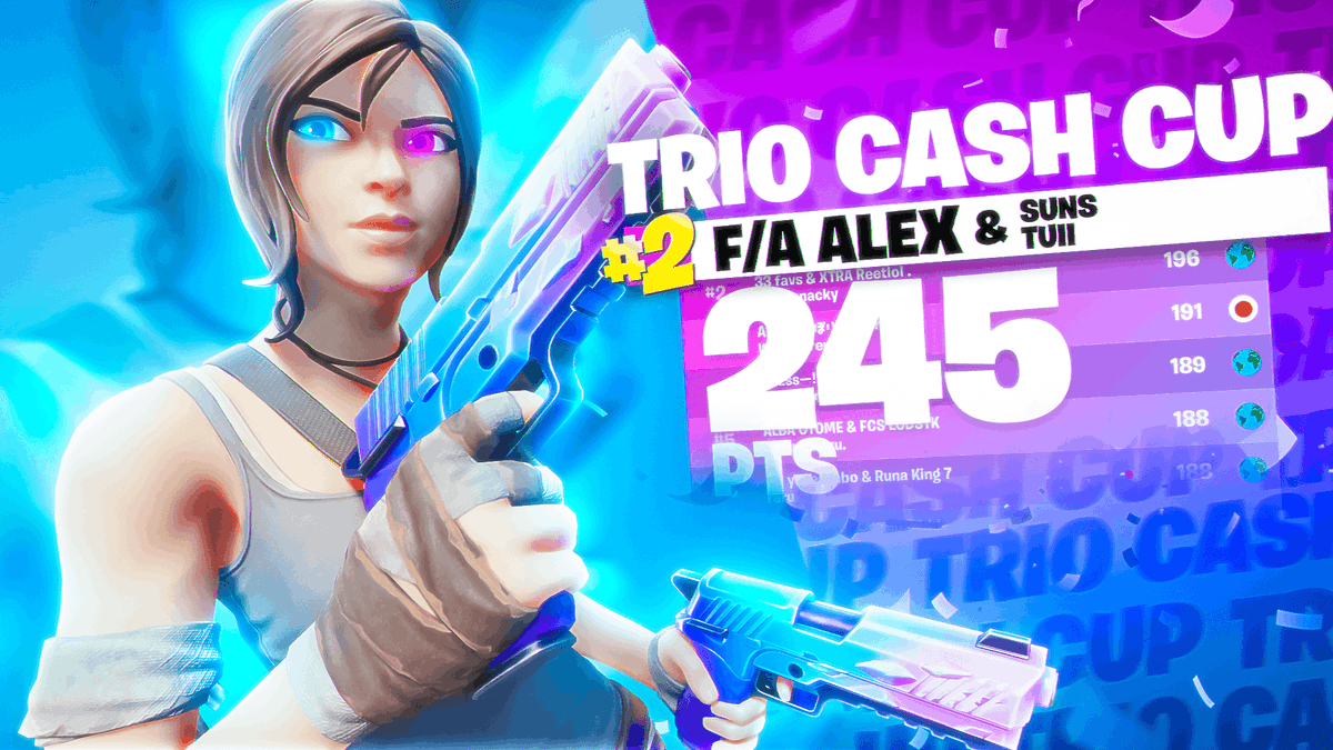 2nd in the FIRST TRIO CASH CUP of Season 8 🏆 ($600)

youtu.be/HRpxzjBfqJ0

LIKE + RETWEET THANKYOU <3