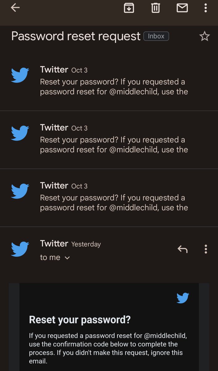 middlechild's tweet photo. Nice try, ya can't have my handle 😂 #SorryNotSorry https://t.co/uiuwSmE40T