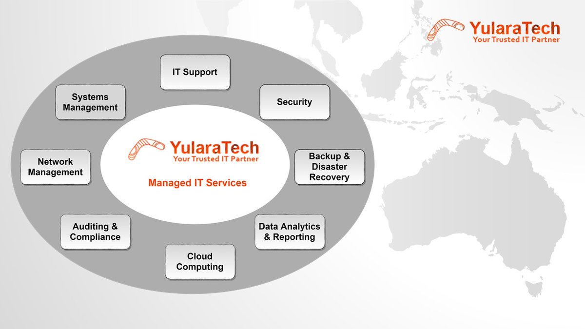 yularatech's tweet photo. We are helping wide range our Clients in Australia through our expertise in Managed IT Services.
#manageditservices #managedserviceproviders #australianbusiness #businessaustralia #australiabusiness #yularatech #australianowned #mediumsizedbusiness #smallbusinessaustralia https://t.co/G5dT7WATZk