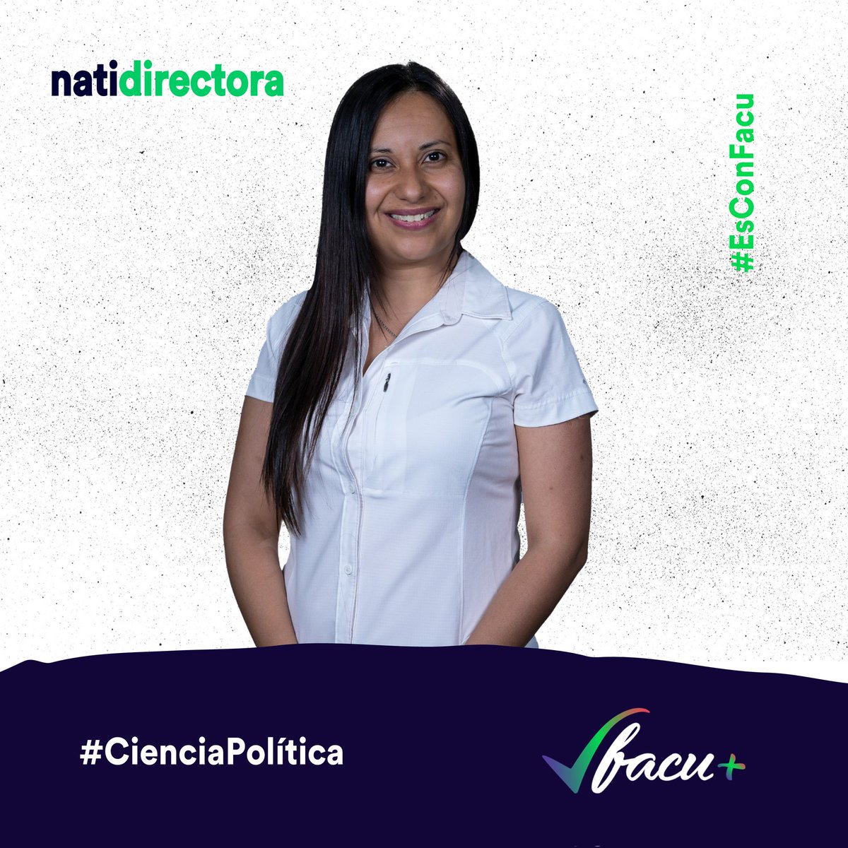 FacuSociales's tweet photo. Es con Nati en Ciencia Política, para construir la carrera que queremos y la calidad académica que merecemos.
Con #NatiDirectora apostamos al crecimiento académico y desarrollo profesional de nuestra carrera.
✅Diálogo
✅Gestión
✅Experiencia
Nati + Gaby + Tania 💚 https://t.co/xICH4D4cFF