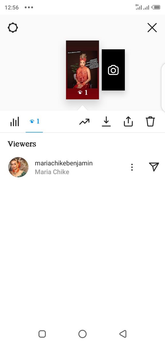 Blessedblossom7's tweet photo. Oh my my, I'm not even crying😭, I just posted a picture of my work on my IG status where I tagged @MariaChike , under few minutes she viewed it😭😘😘😍🦋, I love you forever my love😍😘😘🦋🦋, and she was also the first to view😭🦋😘, I love u😭 @MariaChike https://t.co/ooLDlgiio9