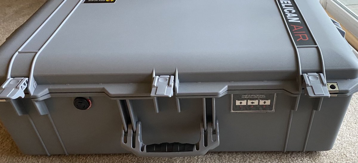ChiefRubin's tweet image. Excited that my new “Pelican Air” just showed up in time for my next road show.  Looks like three table top scenarios will fit into one case. #StrategyAndTactics #OnTheRoad ⁦@chiefnugent⁩ ⁦@Tcorreia⁩