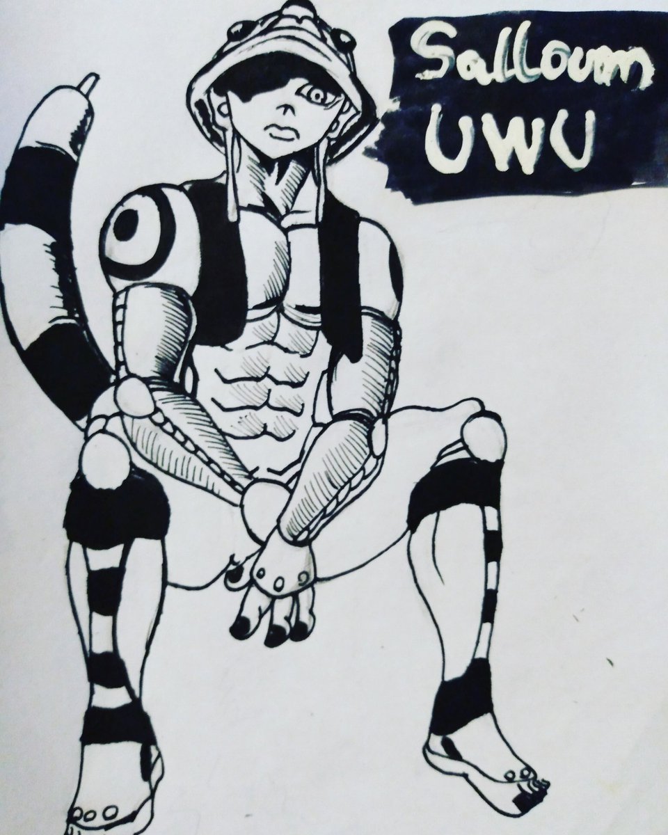 SalloumUwu's tweet photo. Day 3 Meruem!
Inktober with villains!
#inktober2021 #merue #hunterxhunter #fanart #ink #drawing https://t.co/cnic5F20CQ