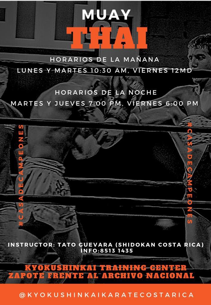 Holaaa! Estoy dando clases de Muay Thai para principiantes y avanzados, cuento con más de 10 años de experiencia. DM para más info! Un RT sería de mucha ayudaa🙏🏽❤️