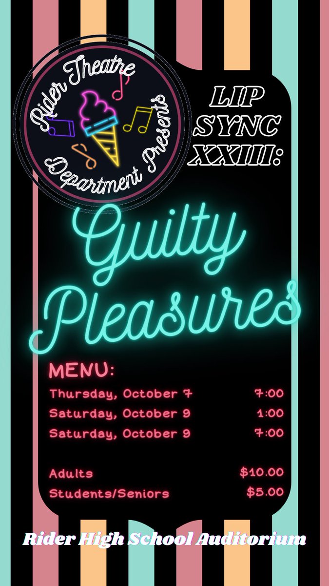 Lip Sync is this Thursday and Saturday! @RiderRaiders <a href="/WFISDFineArts/">WFISD Fine Arts</a>