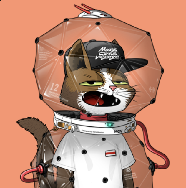 CatManOnMars's tweet photo. Can't contain my excitement to mint this crisp cat spacesuit for the next portion of our voyage!...So many to choose from! Praise to the artists behind @marscatsvoyage. These are the cleanest, most precise, and creative I have seen in months :D
#winwin #wenmars then #wemars https://t.co/fO0tM6GqgM