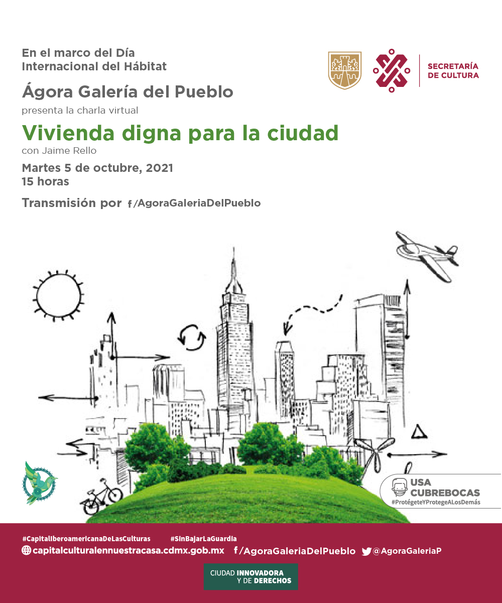 AgoraGaleriaP's tweet photo. #TestimoniosMUP 
En el marco del Día Mundial del Hábitat, mañana reflexionaremos sobre el derecho básico de todos a una vivienda adecuada
📆 Martes 5 de octubre
⏰ 15 h
💻 #FBLive Ágora Galería del Pueblo https://t.co/zlrQ9PPT7c