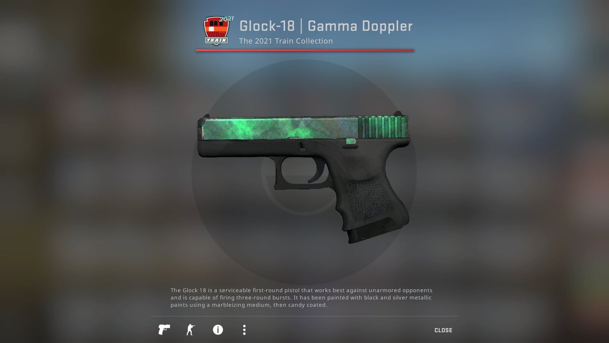 DogeLordGaming's tweet photo. i have officially (possibly) pulled 2 glock emeralds (i think the second one is an emerald maybe not though) https://t.co/KYa2UhRlAD
