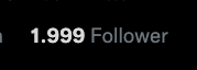 Who is gonna be the 2000th follower? 🤪