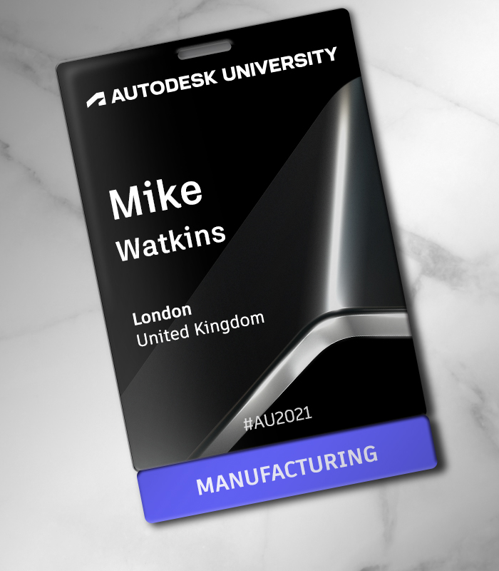 autodesku's tweet image. @mikewatkinsweb 👋
See you tomorrow, Mike! Enjoy #AU2021.