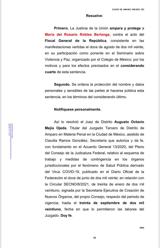 Rosario Robles tweet media