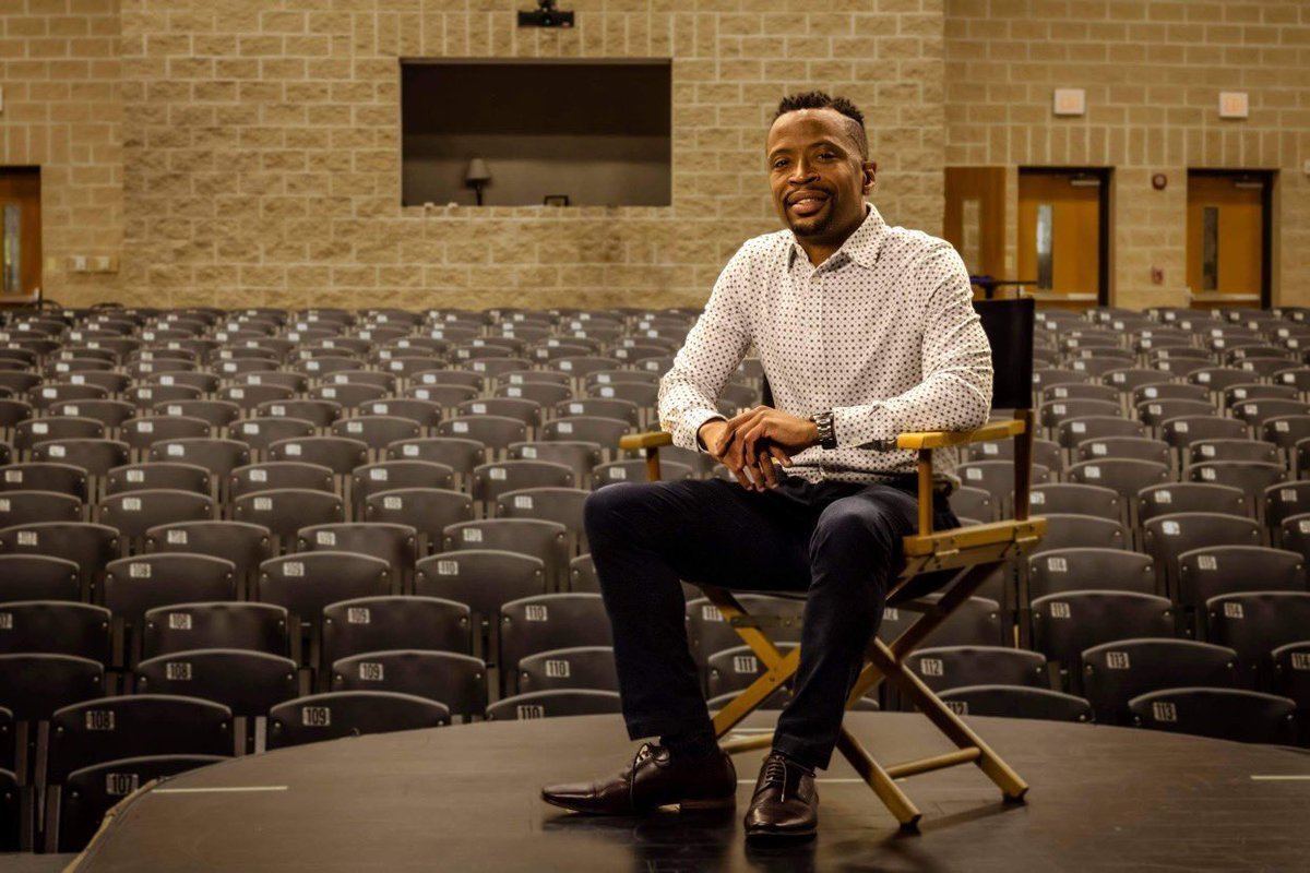 The Drama Teacher. 
#theaterteacher #blackmaleeducator #firstyearteacher #thearts #teachhustleinspire #blackmensmile #blackboysdotheatre #theaterislife