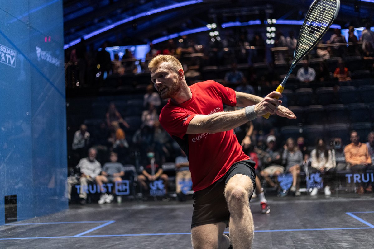 Result: <a href="/USOpenSquash/">U.S. Open Squash</a> Men's QFs

🏴󠁧󠁢󠁷󠁬󠁳󠁿 <a href="/JoelMakin/">Joel Makin</a> beats [1] <a href="/AliFarag/">Ali Farag</a> 🇪🇬 3-0: 11-5, 11-7, 16-14 (64m)

#USOpenSquash