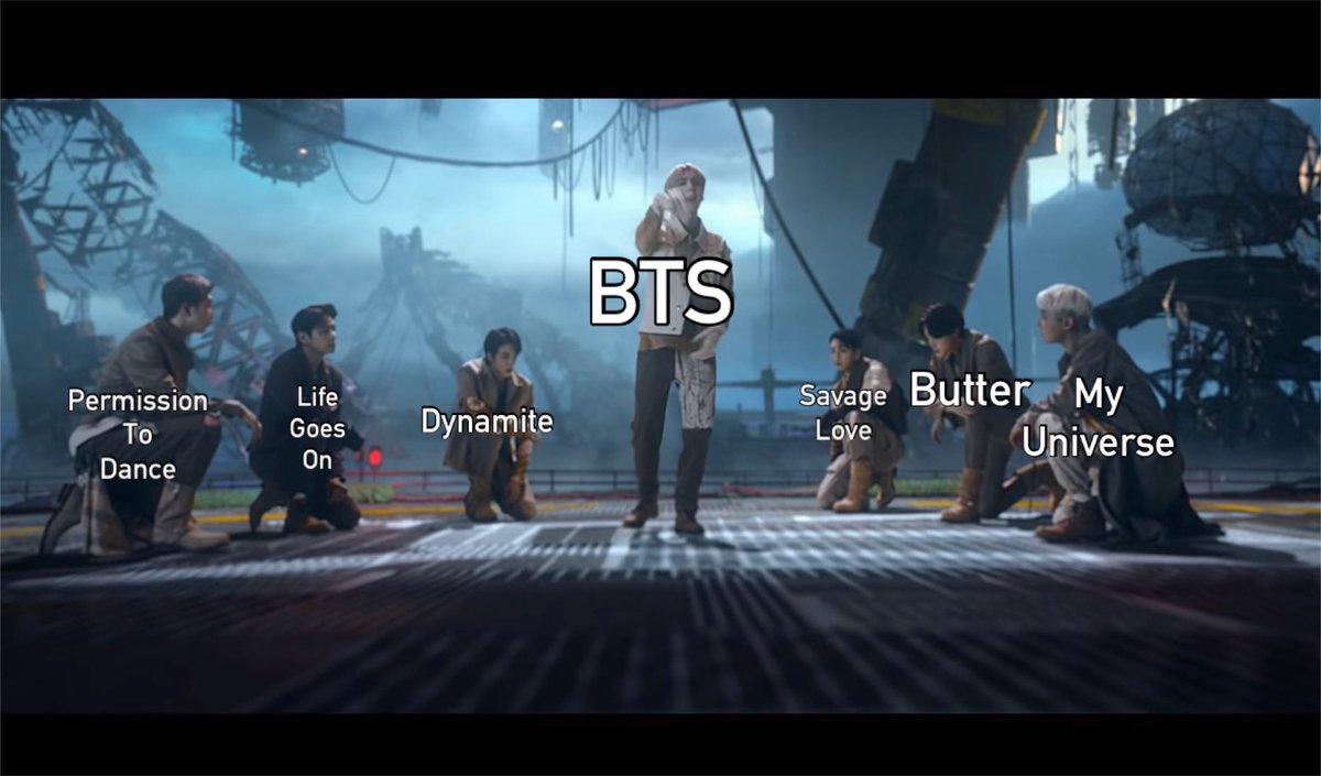 #MyUniverse #MyUniverseOnHot100 
#PermissiontoDance #BTS_Butter  #LifeGoesOn #BTS_Dynamite #SavageLoveRemix @BTS_twt