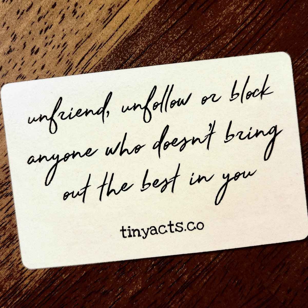 TinyactsCo's tweet photo. Who enjoyed the break 🤷♀️ Did you know you can take more permanent breaks from the people who drain your energy? You should give it a try!
#tinyactsco #aTAKd #facebookbreak #instabreak #block #unfriend #delete #facebook #instagram #whatsapp #facebookdown https://t.co/iXTlGZq3Mh