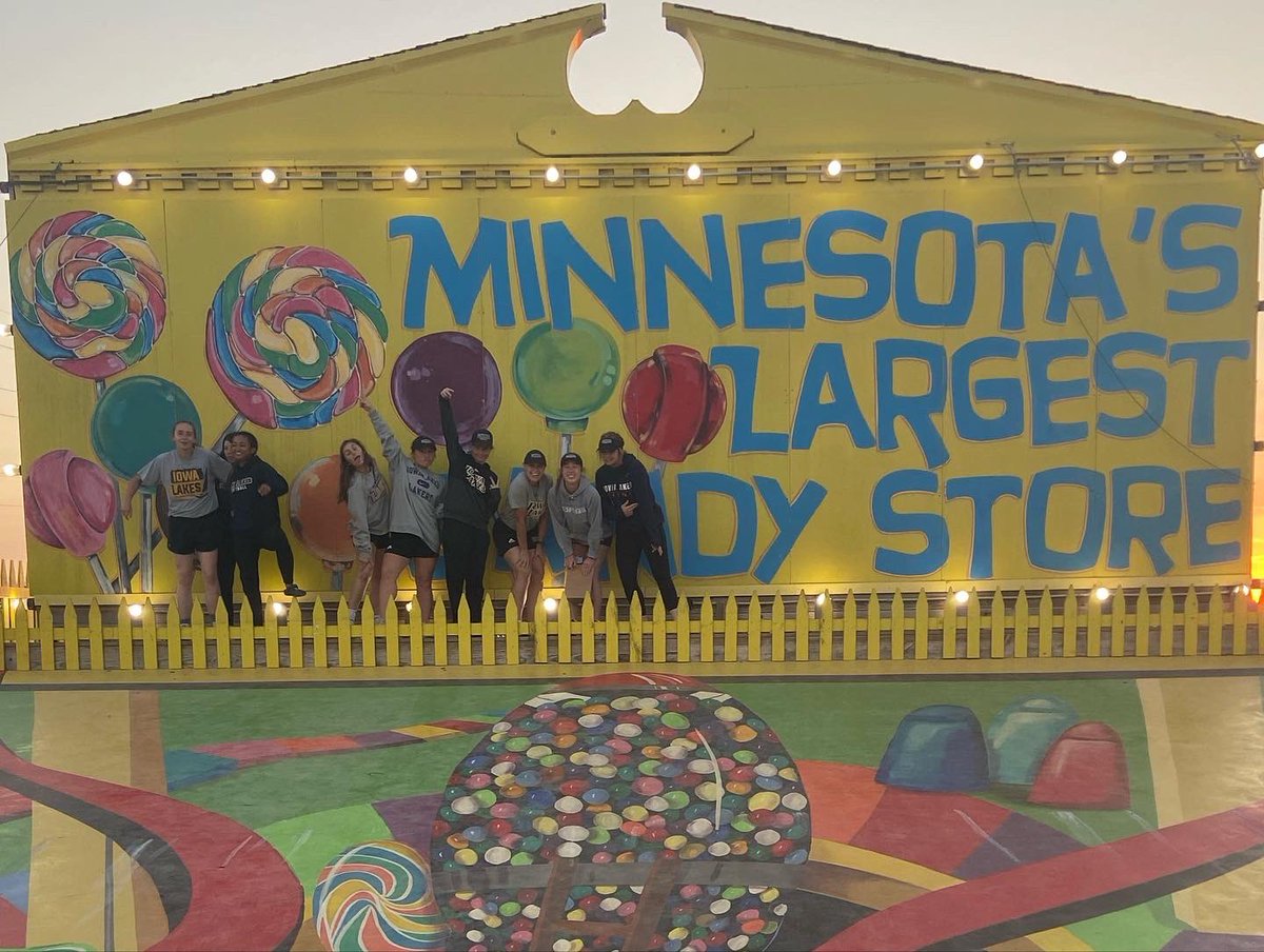 Took a trip to the Worlds Largest Candy store after our last fall games yesterday!