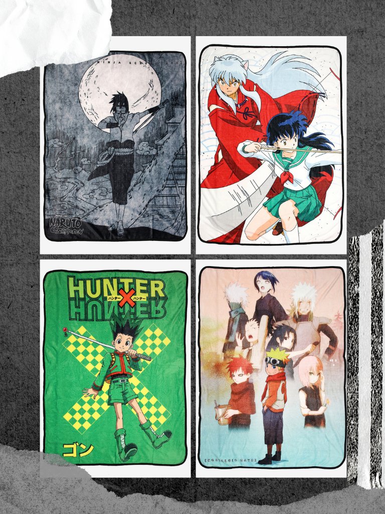 Up for a little nostalgia? Rewatch your fave animes with a cozy blanket: hottopic.me/3FskESu.