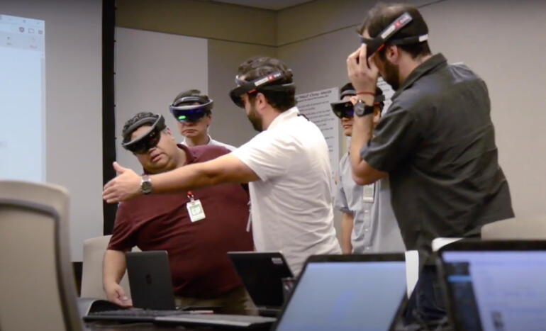 Seeing is believing: AR and VR bring the future of space exploration to life in 3D tek.io/3osUPM4 <a href="/NASA/">NASA</a> <a href="/NASAJPL/">NASA JPL</a> <a href="/StationCDRKelly/">Scott Kelly</a> #spaceexploration <a href="/HoloLens/">Microsoft HoloLens</a> #augmentedreality #AR #VirtualReality #VR #mixedreality