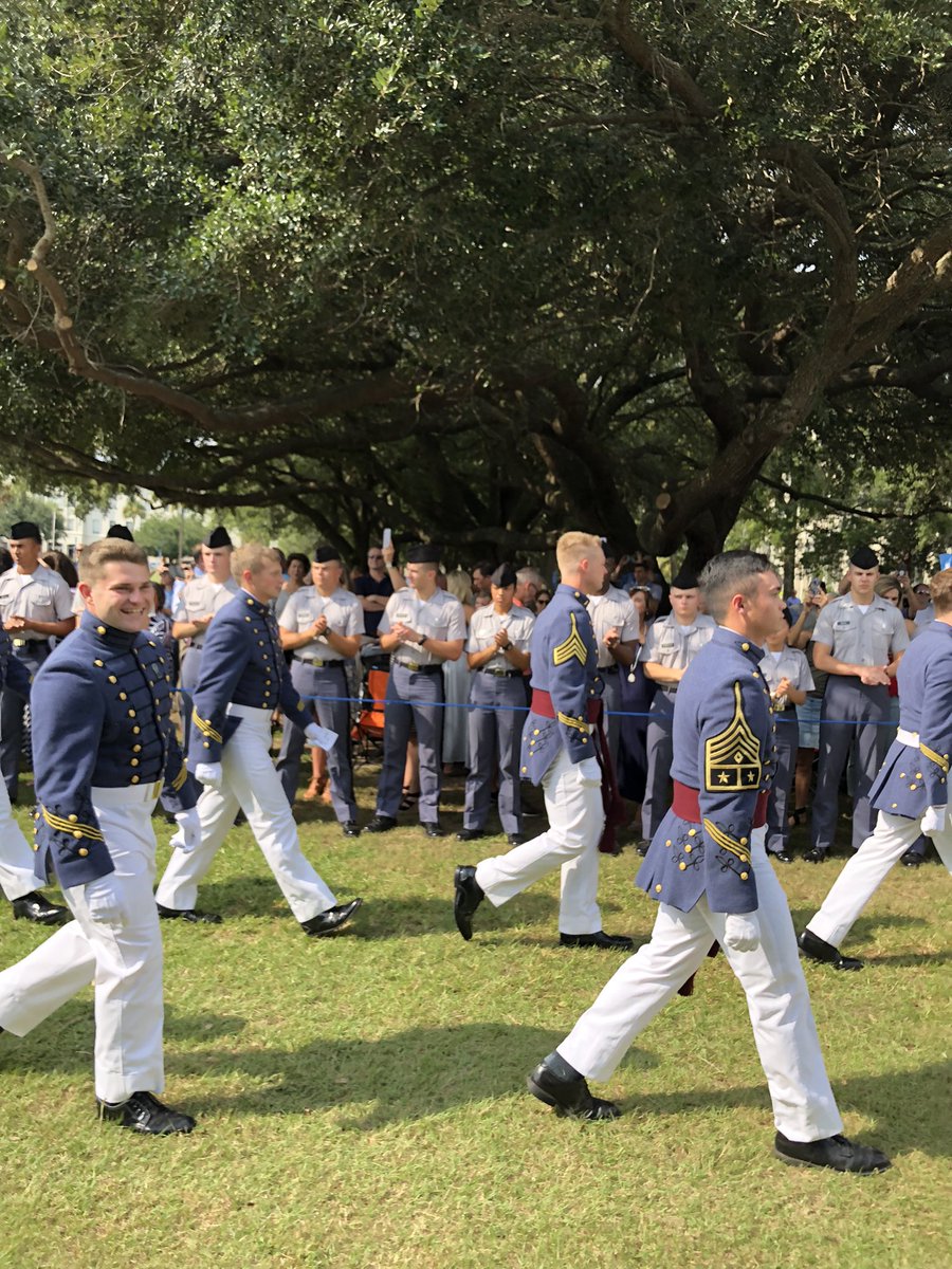 Family Weekend @theCitadel. So proud of my nephew, Trey, for receiving his ring!  Grateful to be a part of this celebration!💙 #OscarCompany  #Classof2022