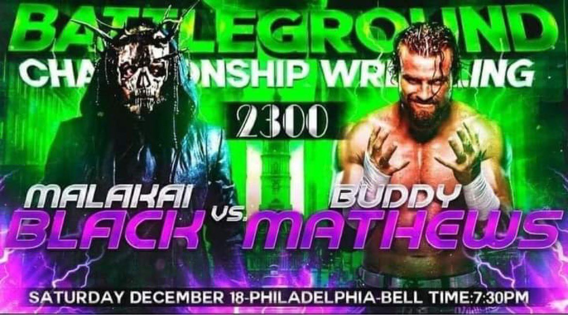 Annunciato il match tra Malakai Black e Buddy Matthews