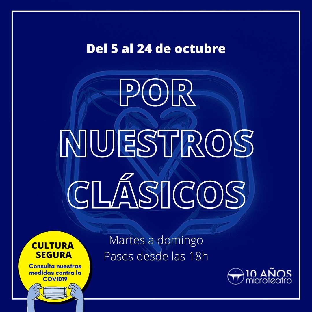 Dejamos atrás septiembre y damos paso a octubre, un mes cargado de espectáculos ⚡️. Y no solo eso, es que las mejores obras del último año vuelven para hacernos disfrutar de nuevo del 5 al 24 octubre 😱. 

🎟Compra tus entradas en taquilla.microteatro.es🎟