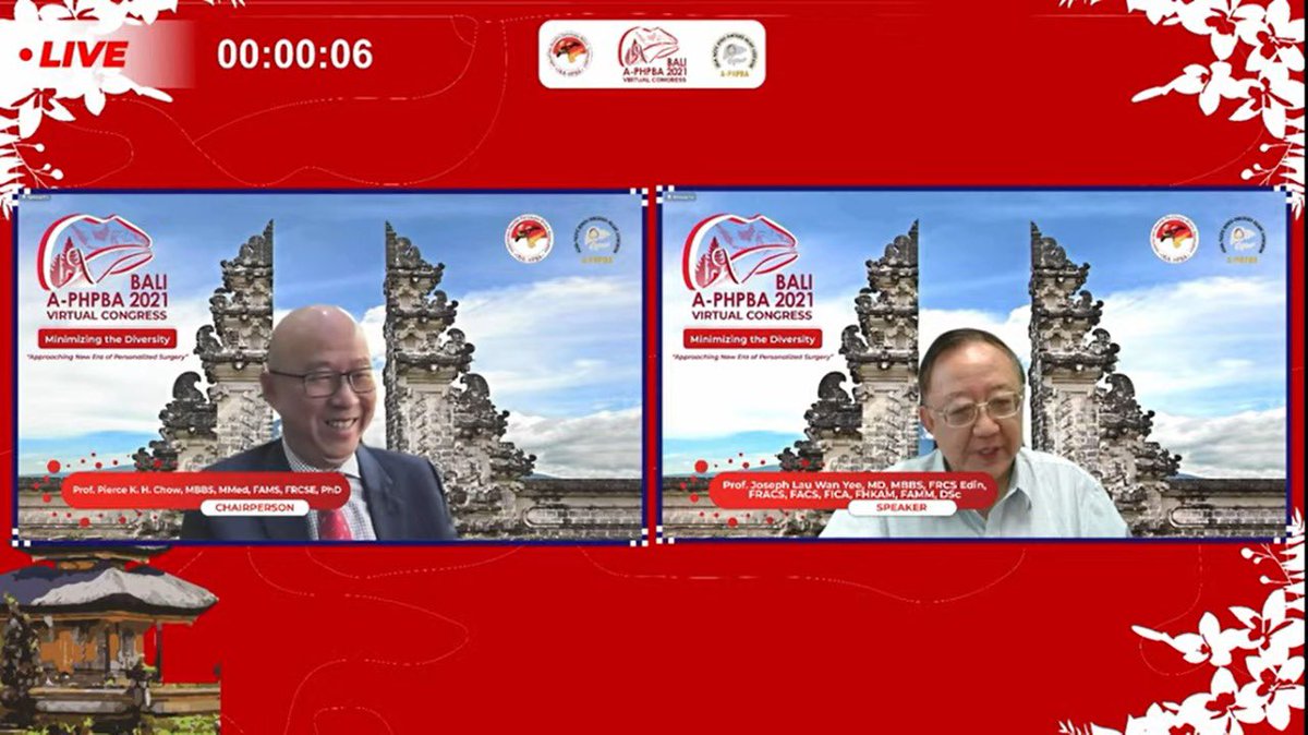 APHPBA_2021's tweet photo. Amazing contributions from amazing speakers and chairpersons of A-PHPBA 2021 Bali - DAY 4

Thank you!

@NamJoonYi2 @PaleswanL @hpbsurgeon1 @dokteryudabedah https://t.co/MtyzVf59vz