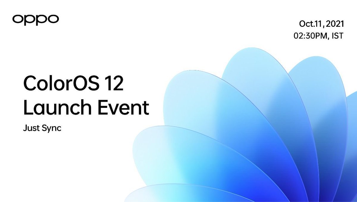 aroradevesh's tweet photo. #coloros12 launching on Oct 11. It seems like an exciting one! https://t.co/vK2Uz2jKaV