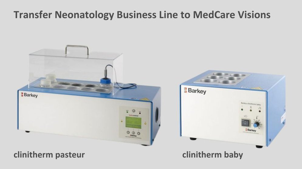 MedcareVisions's tweet photo. 💡We are delighted to announce that from October 1st, 2021 we will implement the neonatology business line from our valued partner Barkey into our portfolio.

For more information you will find the press release here👇(https://t.co/uzs3vpsk4T)

#medtech #medcarevisions #barkey https://t.co/6AXWQzZIAj