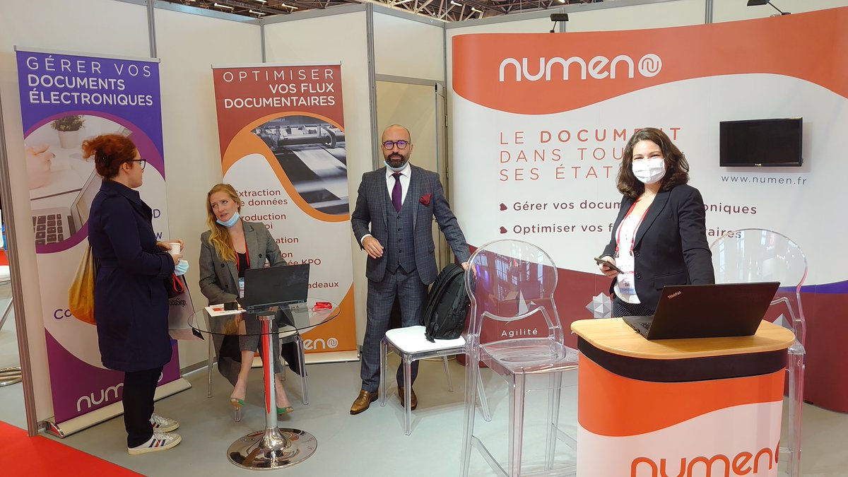 Nous sommes prêts! Venez découvrir les solutions de dématérialisation chez @GroupeNumen à Stand F17!
#transformationdigitale #DRH #DSI #DAF #Facturation #RH #Salonsolutions #Portedeversailles