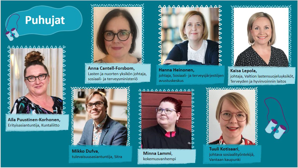 Mikä on lastensuojelun kansallinen visio? Millaista lastensuojelua tavoittelemme 5–10 vuoden päästä? Onko meillä yhteinen ja jaettu suunta? Näistä kysymyksistä keskustelemassa joukko puhujia juuri nyt.

#lastensuojelupäivät2021 #lastensuojelu