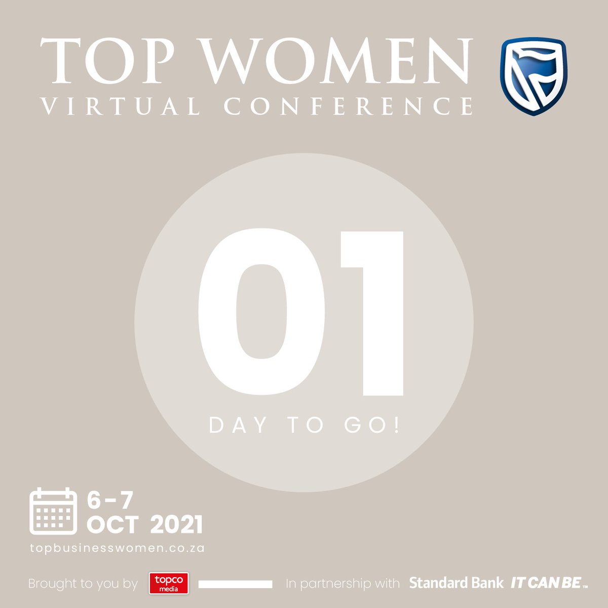 1️⃣ On the very last day of our countdown to the #SBTopWomenConference, we have opened up for our BWIS fellows to register via our website bwisafrica.com/event. Hurry limited tickets are available! @SBTopWomen @Topco_Media @NRF_News #BraveConversations #TopWomen #SBTopWomen