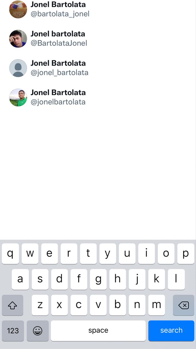 UNICAyha's tweet photo. @jonelbartolata ayan ha! finollow na kita… apat pa kayong magkaka-pangalan🤭kaloka! 😁 https://t.co/HMAciVz9ix