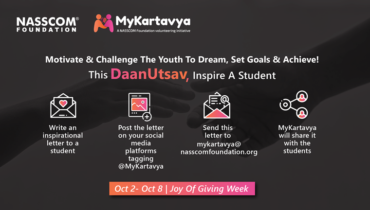 MyKartavya's tweet photo. The drop-out rate in India for secondary level is more than 17%. This #DaanUtsav, commit to offering our crucial guidance &amp; support to students to create a positive impact on their lives. Encourage youth to foster their personal development. 
#VolunteerNow https://t.co/CMeq4PG5ns https://t.co/C8otbEbQDV