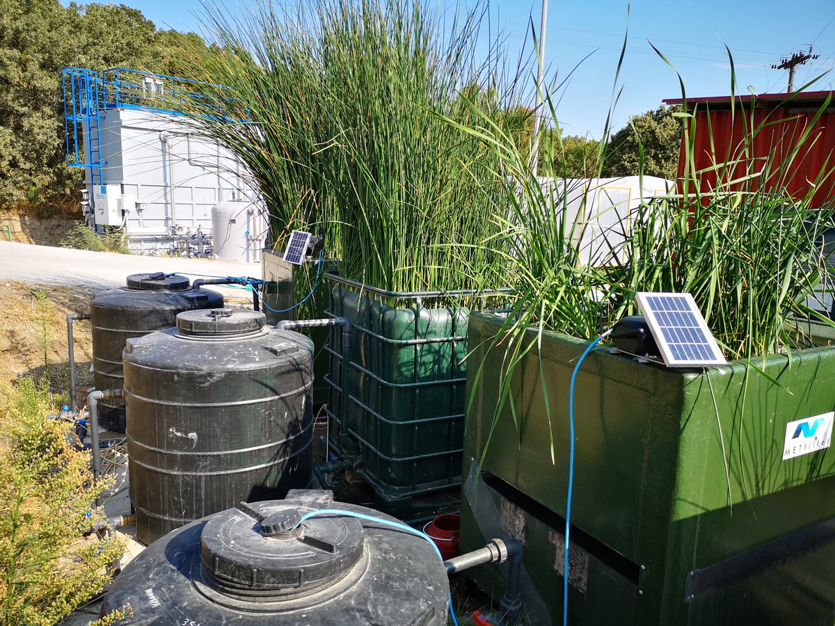 IRIDRA_firenze's tweet photo. ๐ง๐ฑNew photos from the Lesvos pilot site of the
@HydrousaProject โผ๏ธ
1st stage saturated and 2nd stage unsaturated VF #ConstructedWetlands, MET - #MicrobialElectrochemicalTechnologies filters, and #biofilters to eliminate odors
More photos & info๐
https://t.co/482Ww2wteu https://t.co/gmTjivATKJ