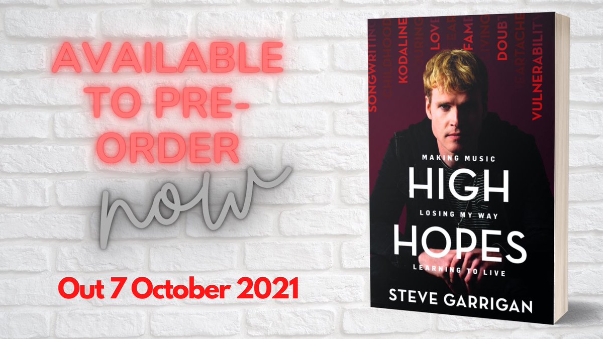 easons's tweet photo. Just two days to go to the publication of #HighHopes by @SteveKodaline 🎉 If you want to win 2 tickets to see @Kodaline on their next Irish tour then all you have to do is pre-order #HighHopes online @easons now. Full details ➡️ https://t.co/ykS2Z3X2m7
@HachetteIre 🎶
 #kodaline https://t.co/YWVOx6yAfu