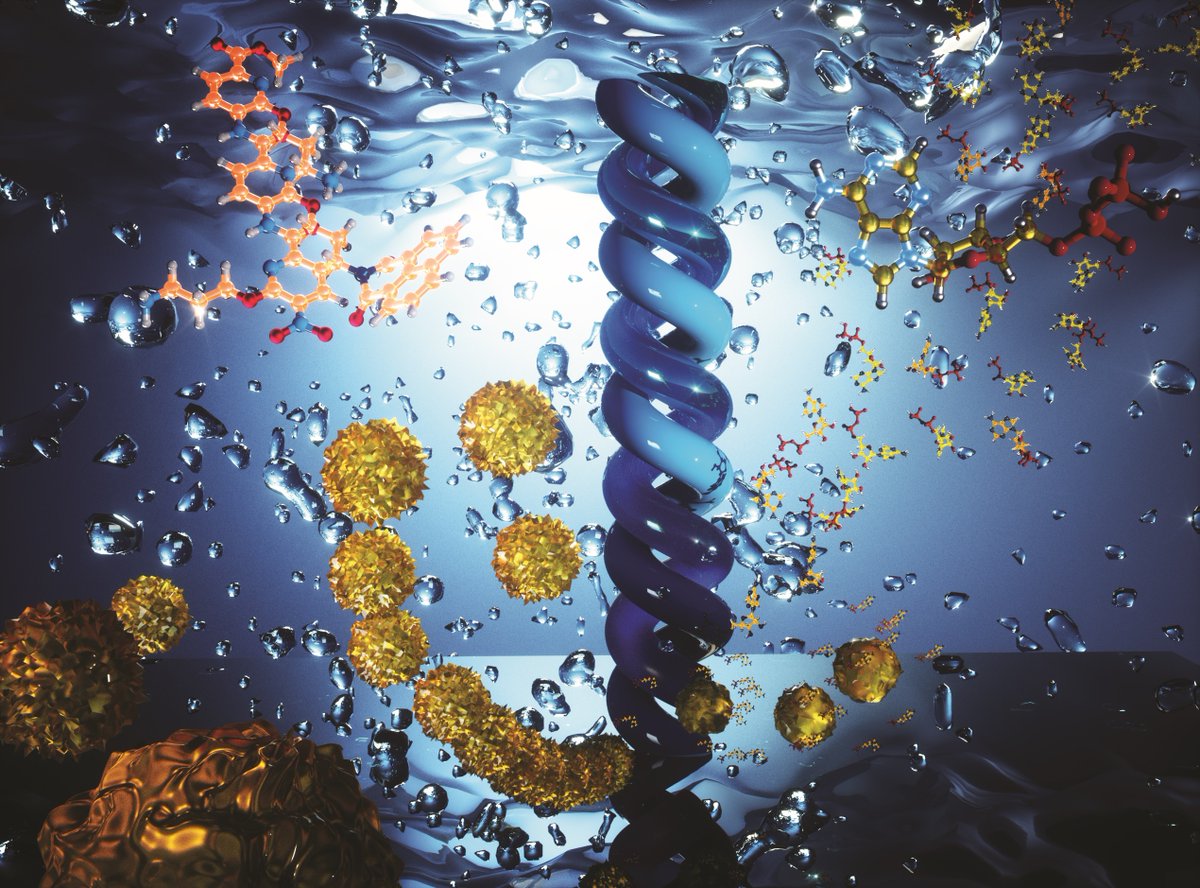 ChemCommun's tweet photo. Interested in urgent chemistry research? Read 'The helical supramolecular assembly of oligopyridylamide foldamers in aqueous media can be guided by adenosine diphosphates' by Debabrata Maity @deba_chem & Andrew Hamilton @nyuchemistry #ChemCommCover 🔗 https://t.co/r2dGIiN9KS https://t.co/wvtZpn8iTc