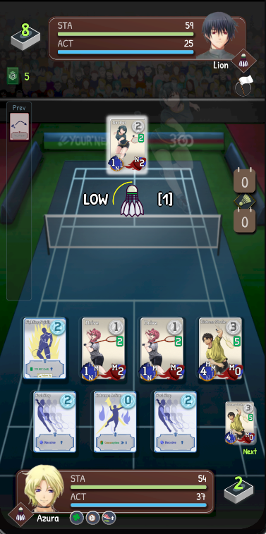 BadmintonRPG's tweet photo. Gameplay Highlights:
Fast paced Card Battle system that requires rapid exchanges of shuttle until one side is unable to return the shot

Support our game at: https://t.co/wimHaSSmk0

#badminton #rpg #tcg #mobilegame #IndieGameDev #indiedevs #ccg #CardRpg https://t.co/CKpDMf7PQR