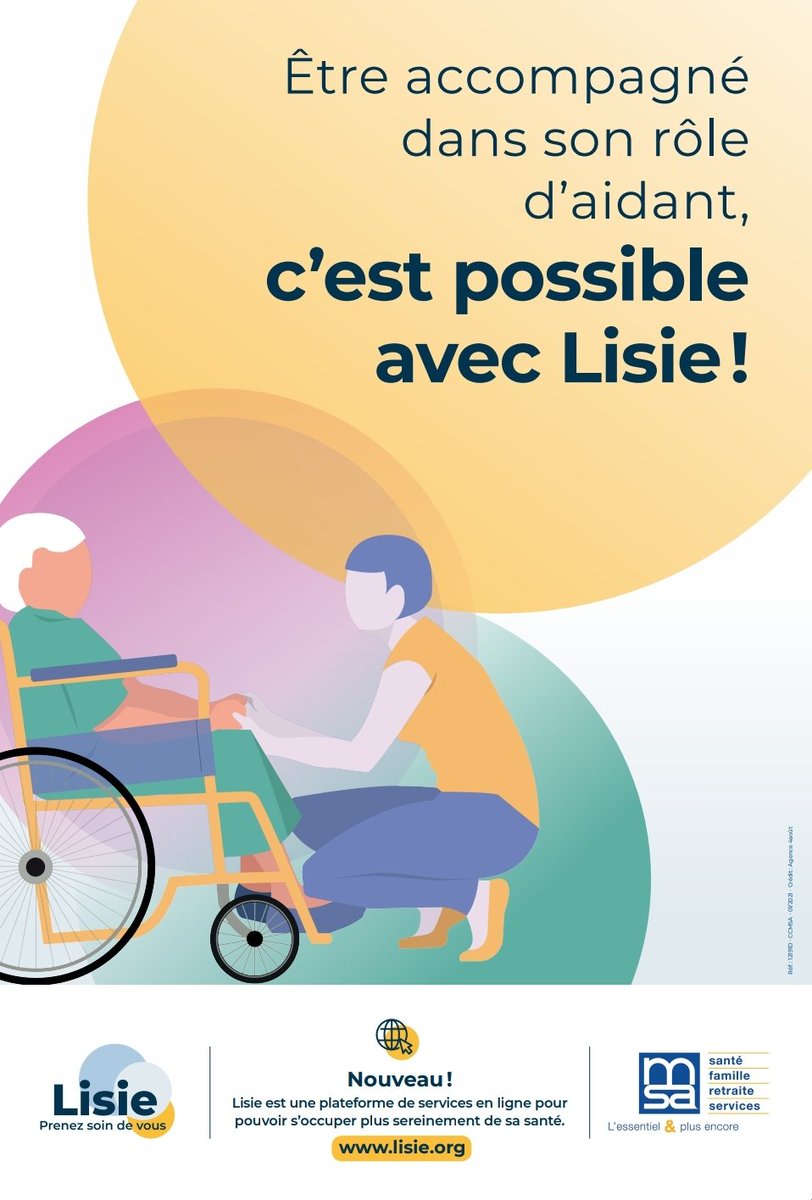bclmsa's tweet photo. Toute la semaine découvrons ensemble les avantages de #Lisie, la plateforme en ligne #msa pour vous occuper sereinement de votre #Sante et de votre #Famille.
Avantage n°2 : accompagner les aidants https://t.co/GjRHHEgtFM