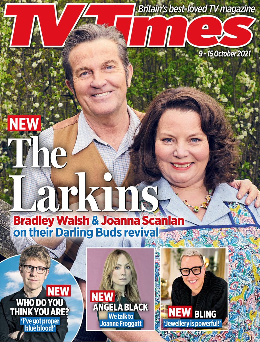 Go out &amp; buy your copy of <a href="/tvtimesmagazine/">TV Times</a> today where Bradley &amp; Joanna are on the front cover for #TheLarkins.