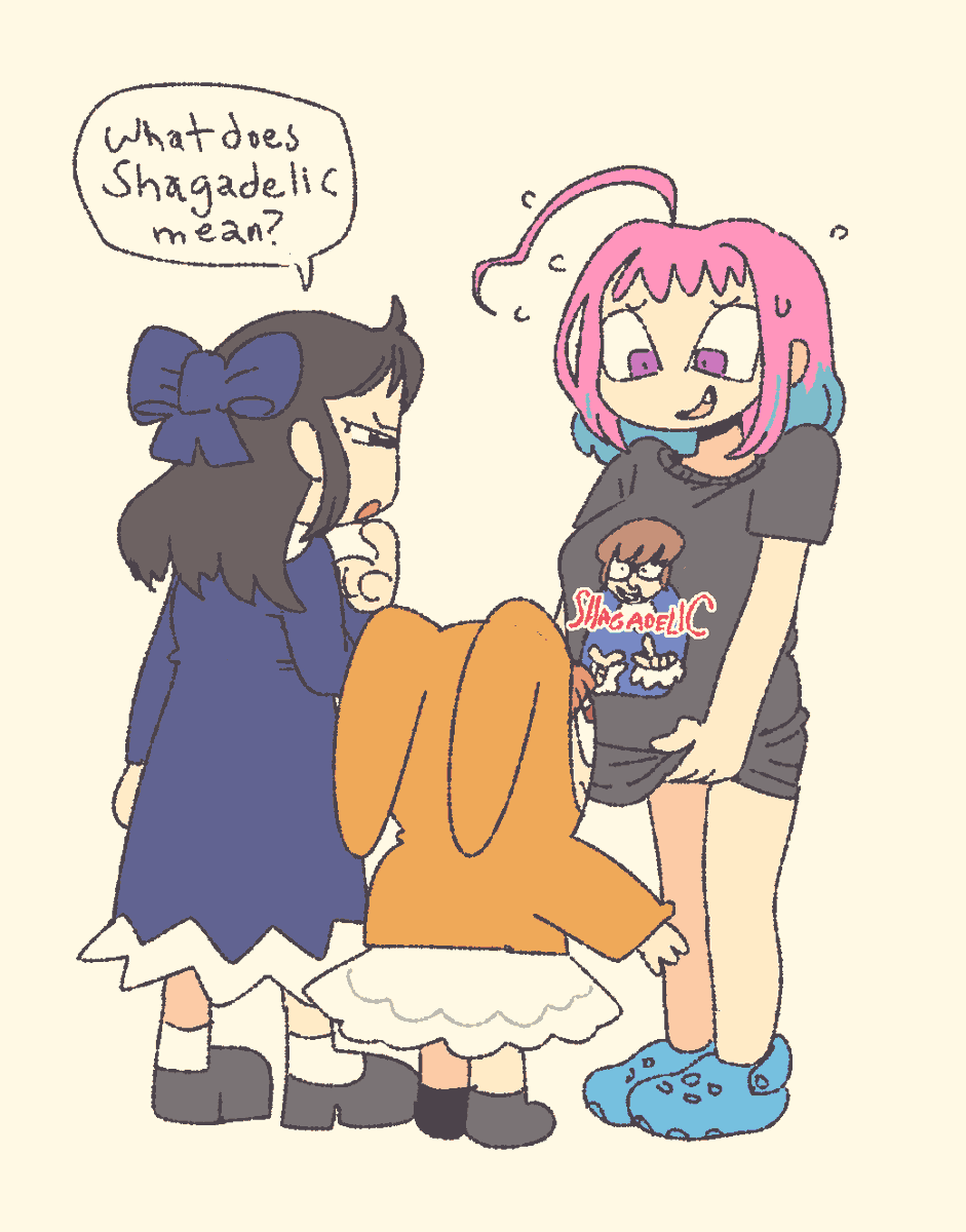 they wanted to see her shirt 