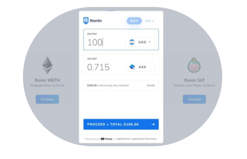 PuenteCripto's tweet photo. ⚡️Chicos una de las novedades que trajo el AMA de hoy de @Jihoz_Axie y los devs de #AxieInfinity fué la posibilidad de comprar con tarjeta de credito 💳 directamente en Ronin wallet, ésto es un paso más para disminuir trabas en el acceso al juego! https://t.co/CeKeIWeJnt