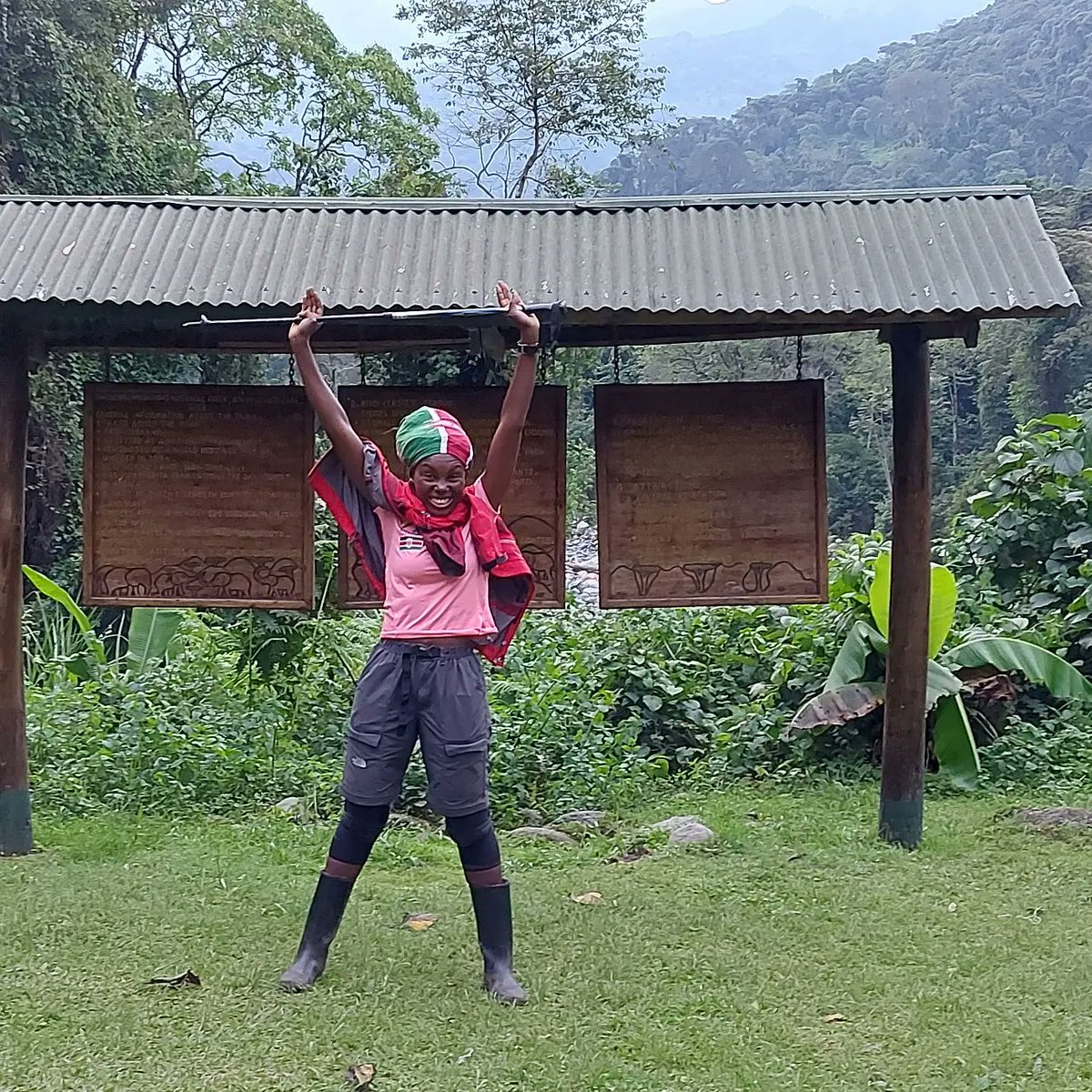 The joy of being off the Ruwenzori Mountains after 7 days!! #allaboutcommunity #relationshipwithcommunity #relationshipwithGod 
#relationshipwithself
#relationshipwithenvironment
#wildernessfirstresponder #safetyabovesummits  #lifeisshorttakethattrip #lifeisfortheliving