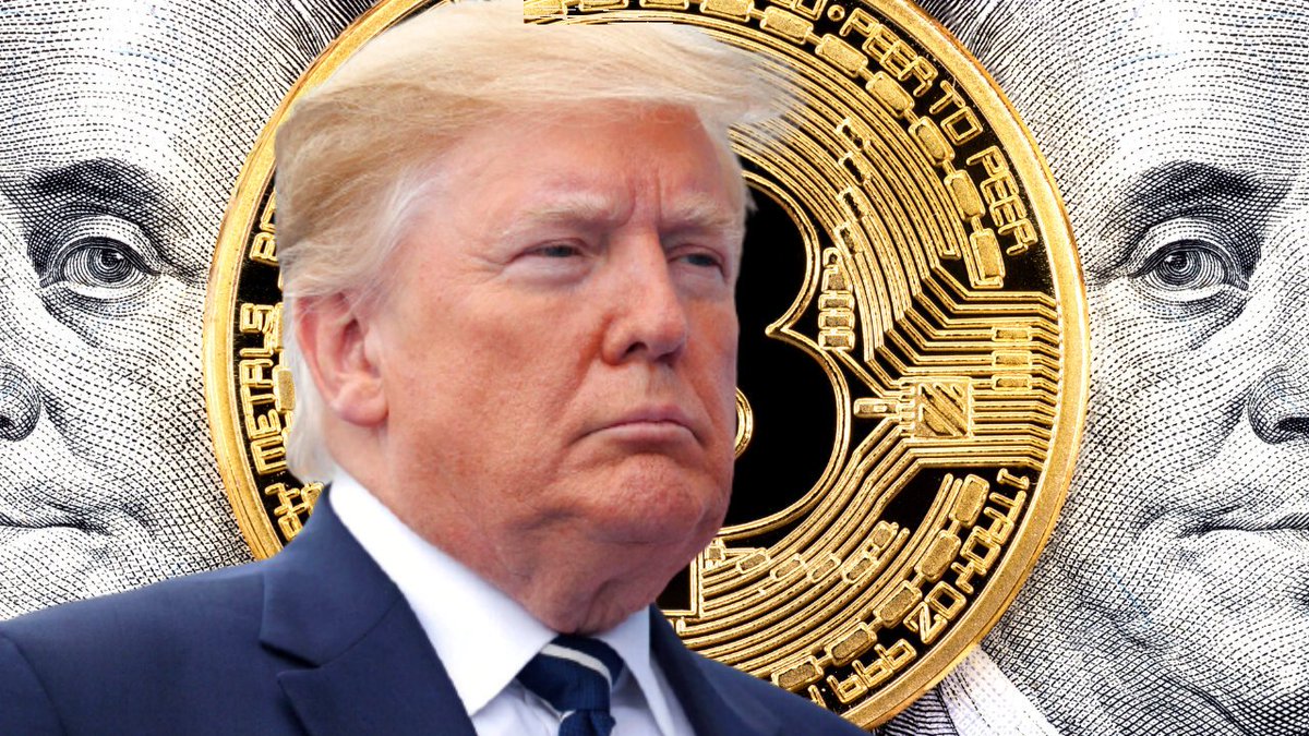 ChainPadBSC's tweet photo. Former U.S. President Donald Trump doesn't want to have other currencies coming out and hurting or demeaning the dollar in any way. 
What do you think about his comment?
#ChainPadBSC 
https://t.co/WOZNjiS3UU https://t.co/9rqPEhKj4P
