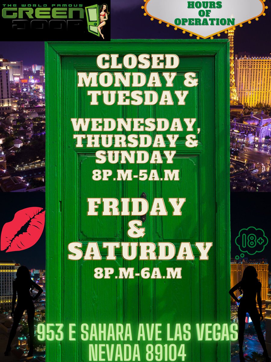 Come and play at the world famous <a href="/Greendoorlv1/">Greendoorlv</a>                                             📸@TCmedia2020