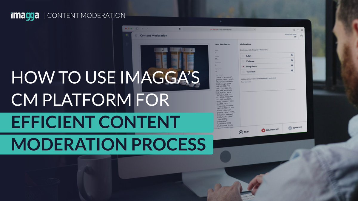 imagga's tweet photo. Imagga's fully automatic content moderation (or semi-automatic, if you decide to involve humans in the loop) is a powerful, easy-to-use, and scalable option with whose help you can monitor all visual content that users generate on your platform. 

https://t.co/PLIvXi41QG https://t.co/Hhwq58uu2D