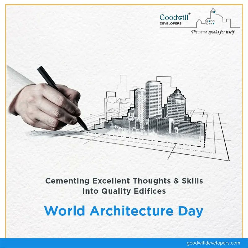 Goodwill_Develo's tweet photo. A perfect masterpiece mirrors the artistry and skills of exemplary architects. Happy World
Architecture Day.
.
.
.
.
#goodwill #goodwilldevelopers #goodwillunity #goodwillabode #worldarchitectureday #architectural
#architecture #design #architect #architecturaldesign #realestate https://t.co/b955Fr7T8A