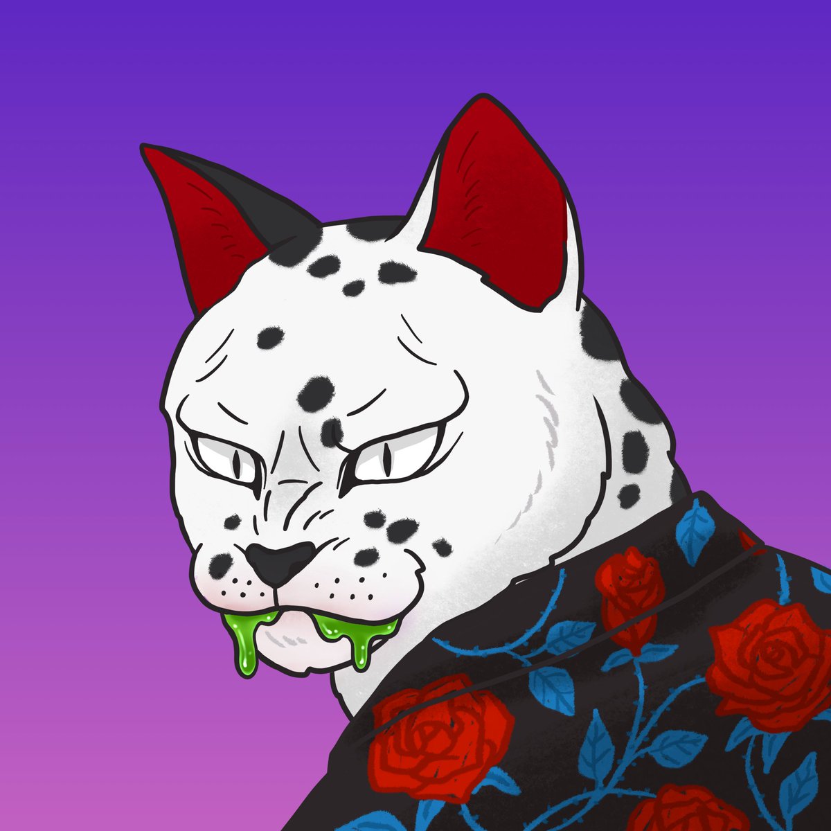richtherug's tweet photo. couldn't sleep. needed to scoop another @yakuzacats_
glad i could give it a home. the color combo is 🔥 Cow-print slime-mouth w/ rose shirt for the win 🐄🤮🌹
#NFTs #NFTCommunity #NFT #nftcollector #nftart #NFTartist #nftnew #discord #NTFprojects #NFTdrop https://t.co/K2iZNQXuv4