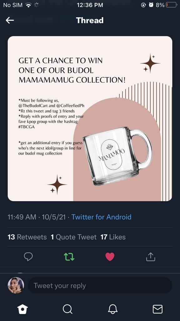 dkmoles's tweet photo. @TheBudolCart thank you po for this GA!! #TBCGA
fave grp: MAMAMOO, SF9 & DAY6
guess ko sa next collection: Purple Kiss
tagging: @moodleki @wheepuup @twiceowow https://t.co/nrGohEA52t