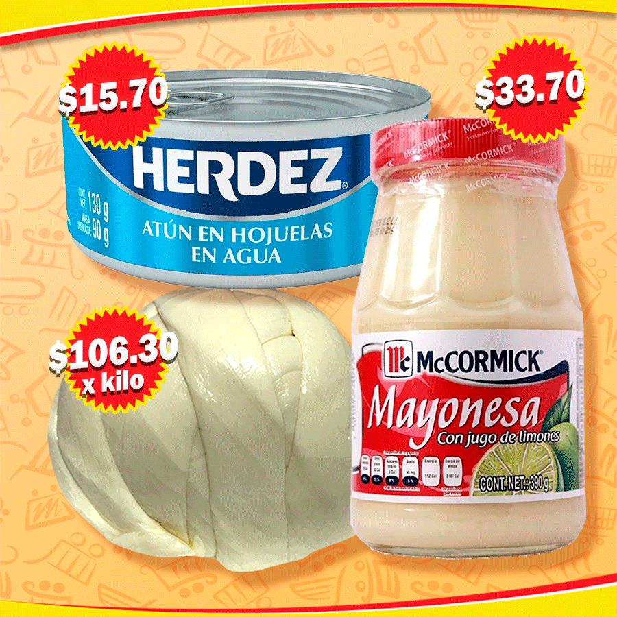 Comercial_Meraz's tweet photo. Visítanos y encuentra productos de canasta básica al mejor precio:
-Mayonesa McCormick no. 16 de 390 g.
-Quesillo Angelita 
-Atún Herdez en agua de 130 g.
Vigencia al 08 de octubre de 2021. #SiempreTeDaMás
¡Pídelo sin salir de casa! Tel. 951 657 45 23. https://t.co/anlZdiofNu